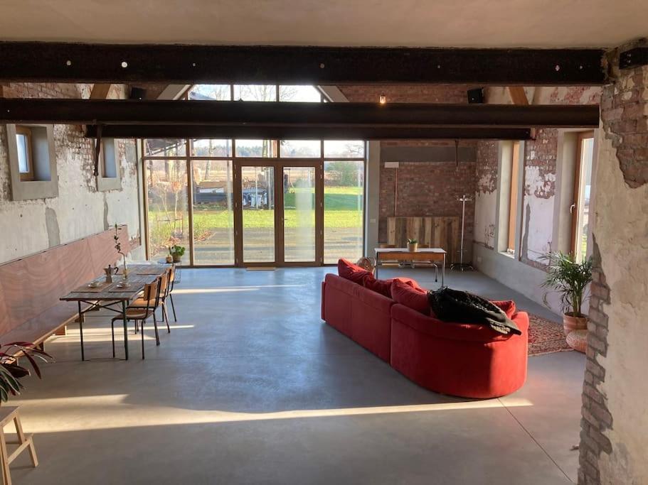 Schuurloft Hof Ten Bogaerde Met Biozwembad, Veldzicht & Uilennest Jabbeke  Exterior photo